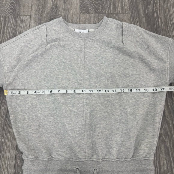 Reiss Jetta Grey Marl Jersey Sweater Dress Size M Minimalist Workwear - Picture 12 of 16